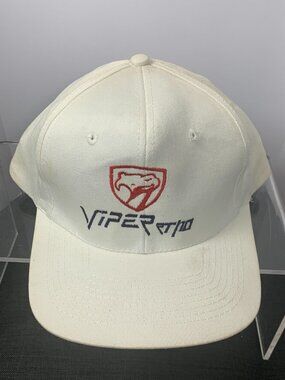 Vintage White Dodge Viper RT/10 Adjustable Cap/Hat